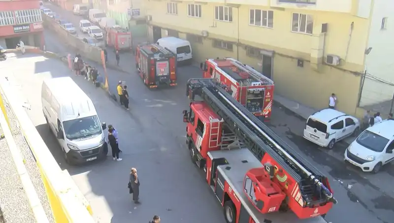 İstanbul'da Tekstil Atölyesinde Çıkan Yangın: Korku Dolu Anlar!