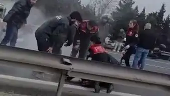 TEM Otoyolu'nda Zincirleme Kaza: Dört Polis, Bir Sivil Yaralı!