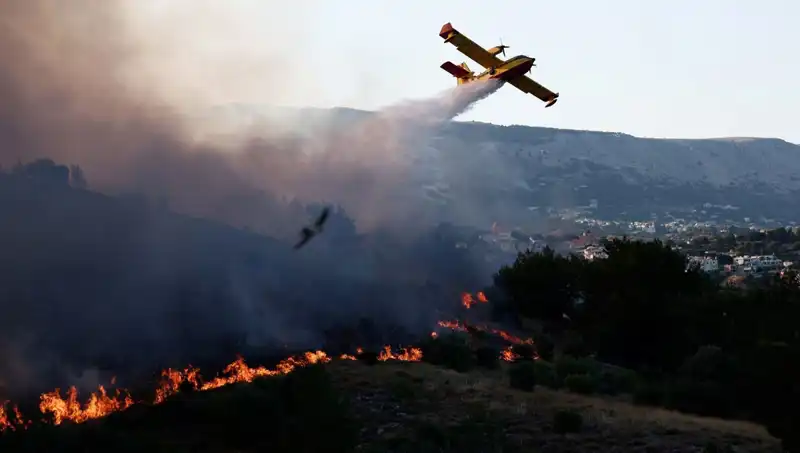 Sakız Adası'nda Kontrol Altına Alınan Orman Yangını: Neler Yaşandı?