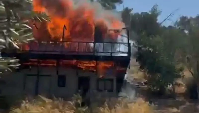 Bodrum'da Çıkan Yangın, Ekipleri Alarm Durumuna Geçirdi!