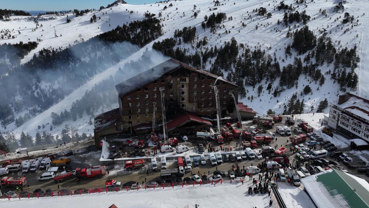 Kartalkaya'daki Oteli Yangınıyla İlgili 6 Zanlı Tutuklandı