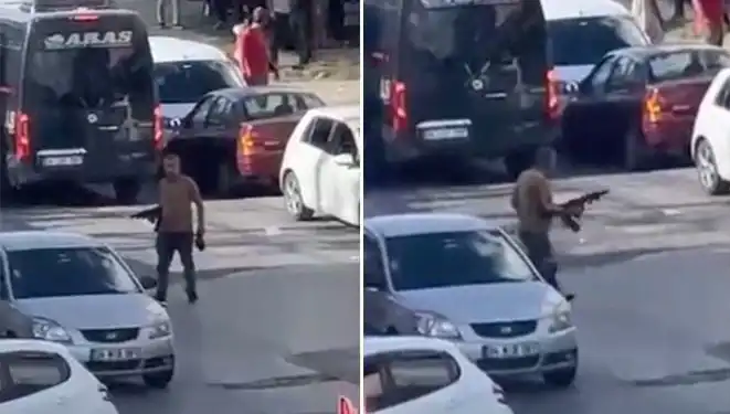 Başakşehir'de Pompalı Tüfekli Şahıs Sokağı Kapattı: Korku Dolu Anlar